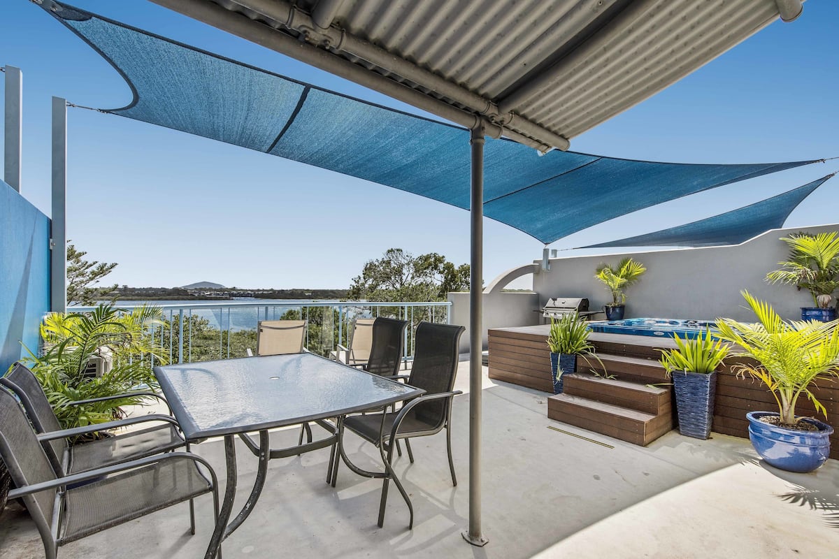 Apartment, 3 Bedrooms, Hot Tub, River View | View from property