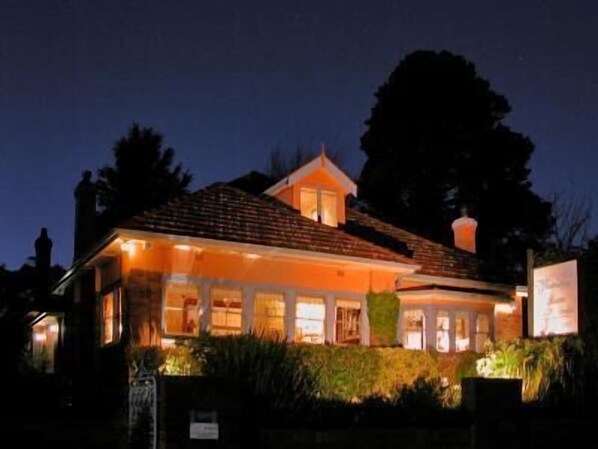 Front of property – evening/night