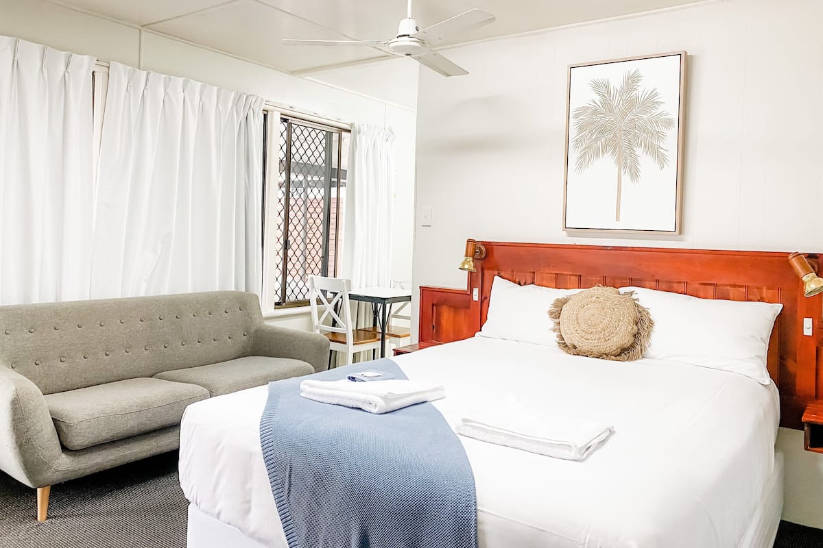 Studio Deluxe, 1 chambre, accès piscine | Décoration personnalisée, ameublement personnalisé, rideaux occultants