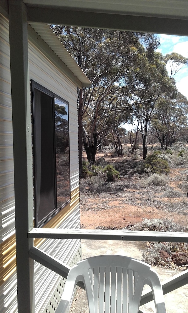 Comfort Cabin, 1 Double Bed, Kitchenette | Balcony view