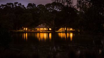 Front of property – evening/night