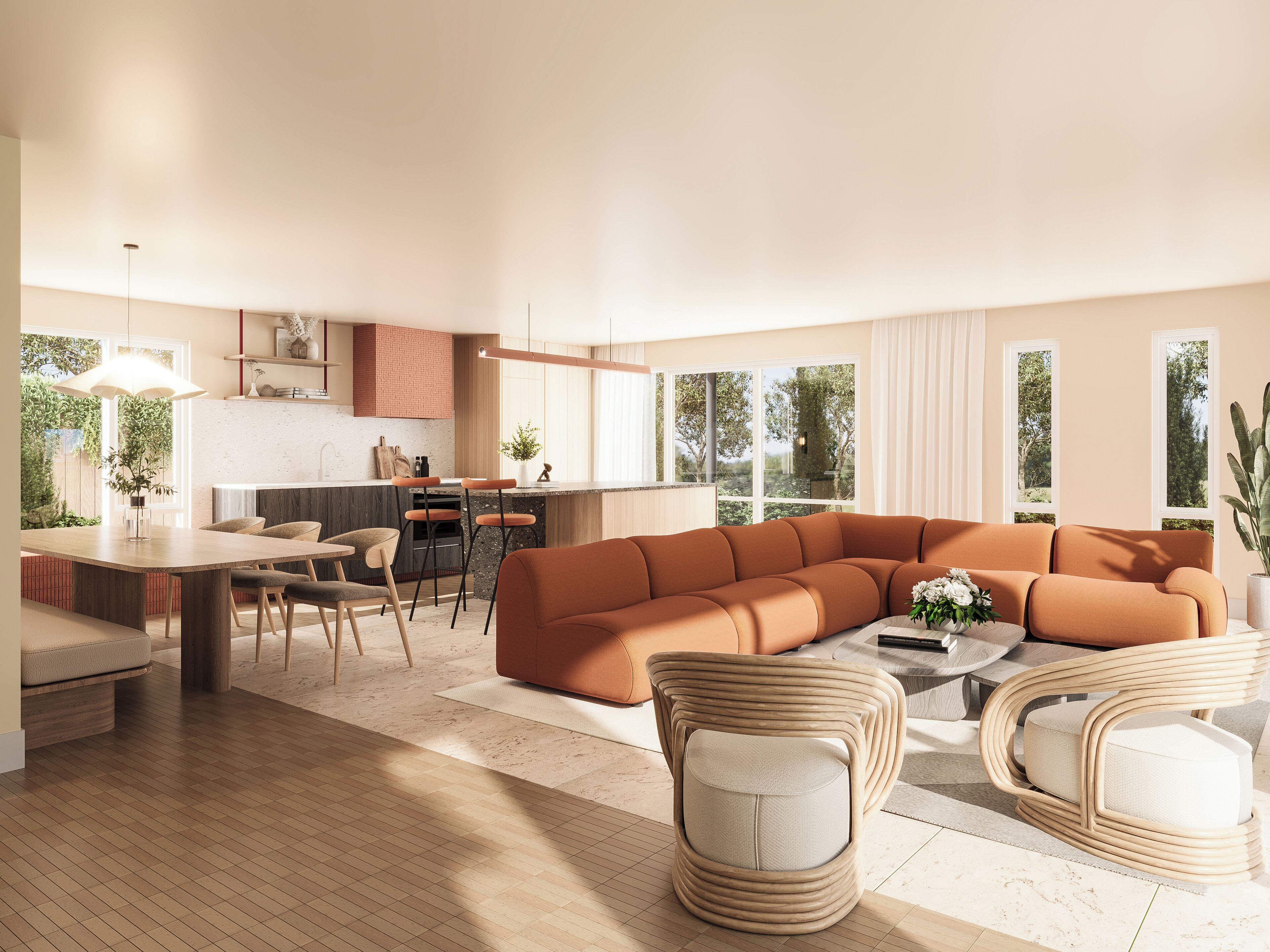 Signature Apartment | Premium bedding, desk, iron/ironing board, free cribs/infant beds