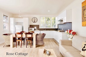Standard Suite, 1 Bedroom, Kitchenette (Rose Cottage) | In-room safe, laptop workspace, soundproofing, free WiFi