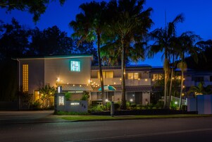 Front of property - evening/night