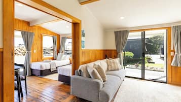 Estudio familiar, cocina básica (Motel Unit 6) | Zona de estar