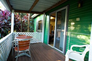 Standardhytte (Cabin 2 (Green)) | Terrasse/gårdhave