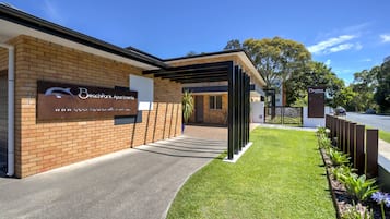 Façana frontal de l'allotjament