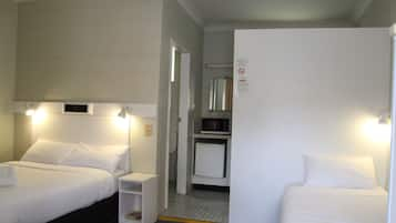 Standard Twin Room (1 Queen/Double and 1 Single Bed) | 1 bedroom, desk, iron/ironing board, free WiFi