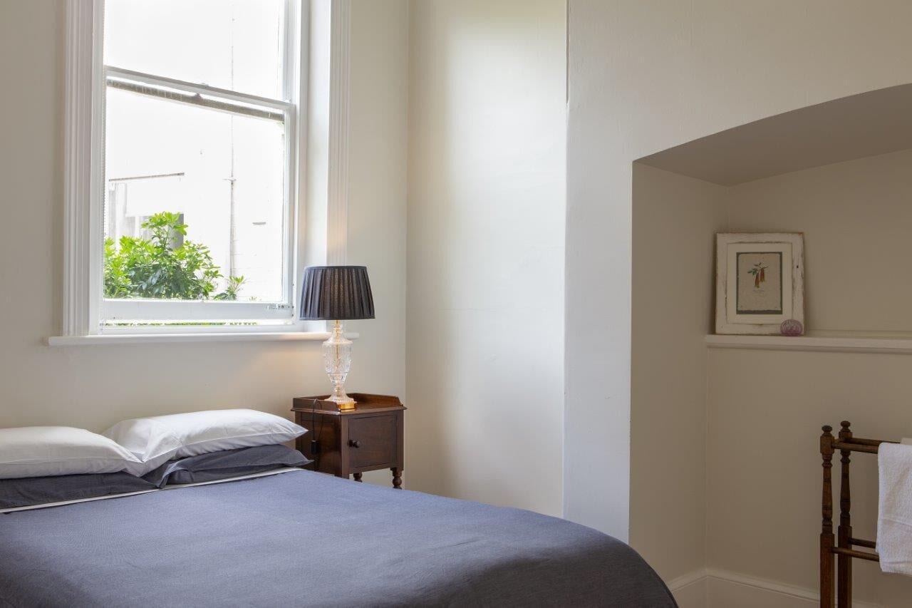 apartment, garden view | premium bedding, laptop workspace, iron/ironing board, free wifi