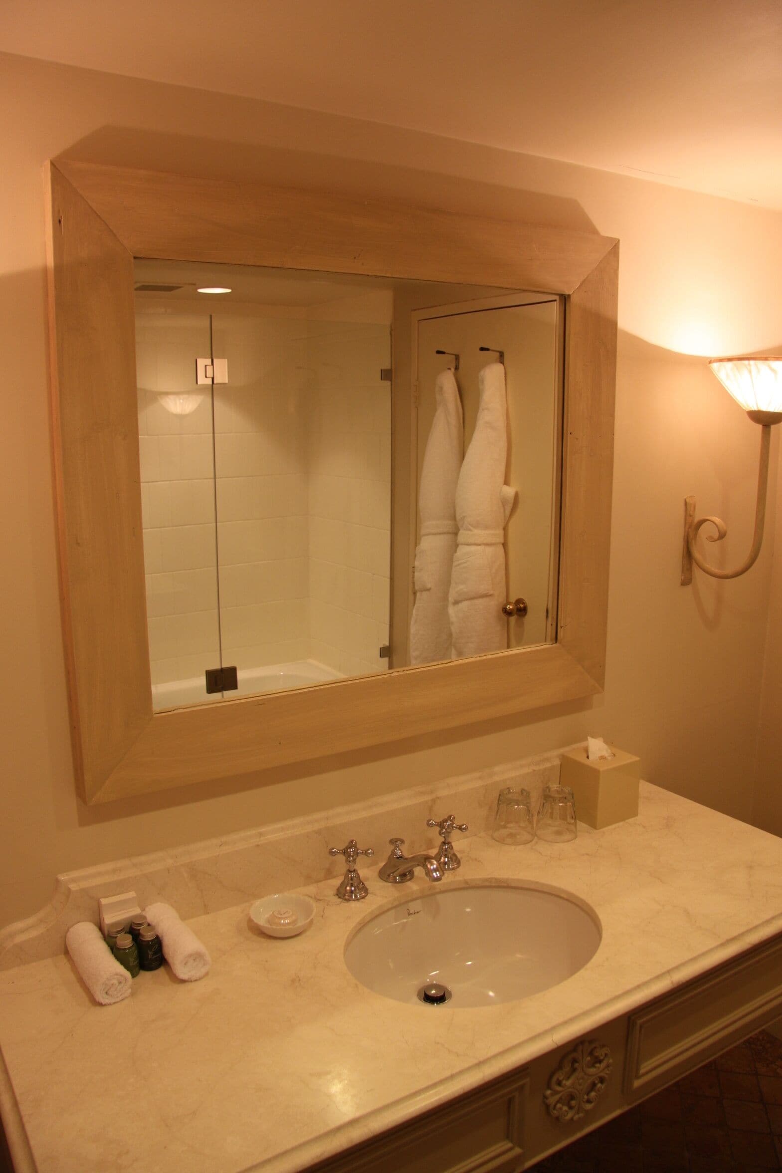 hair dryer, slippers, towels