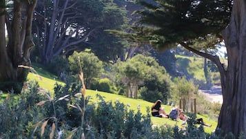 Vue depuis lâhĂ©bergement