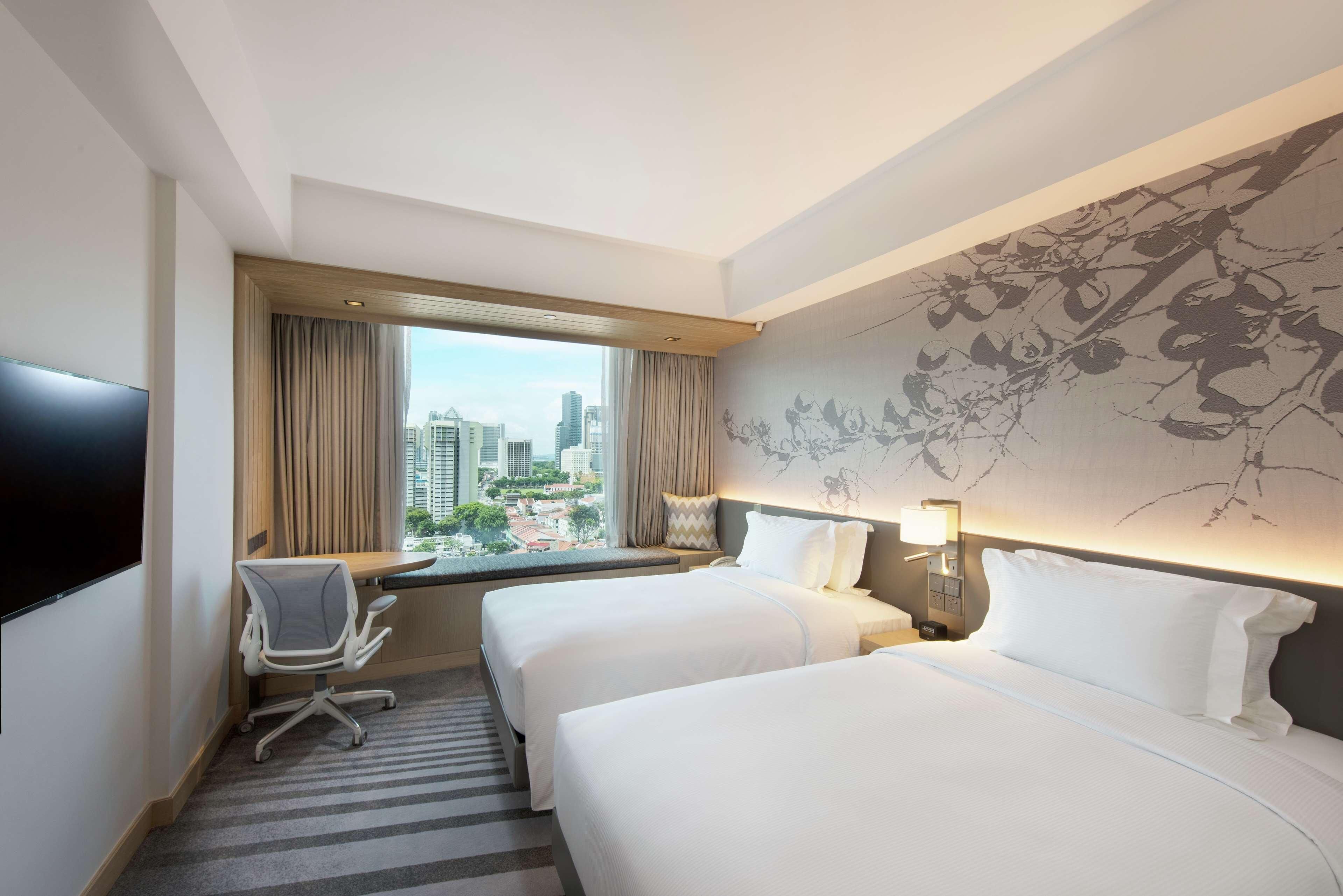 In-room safe, desk, laptop workspace, blackout curtains