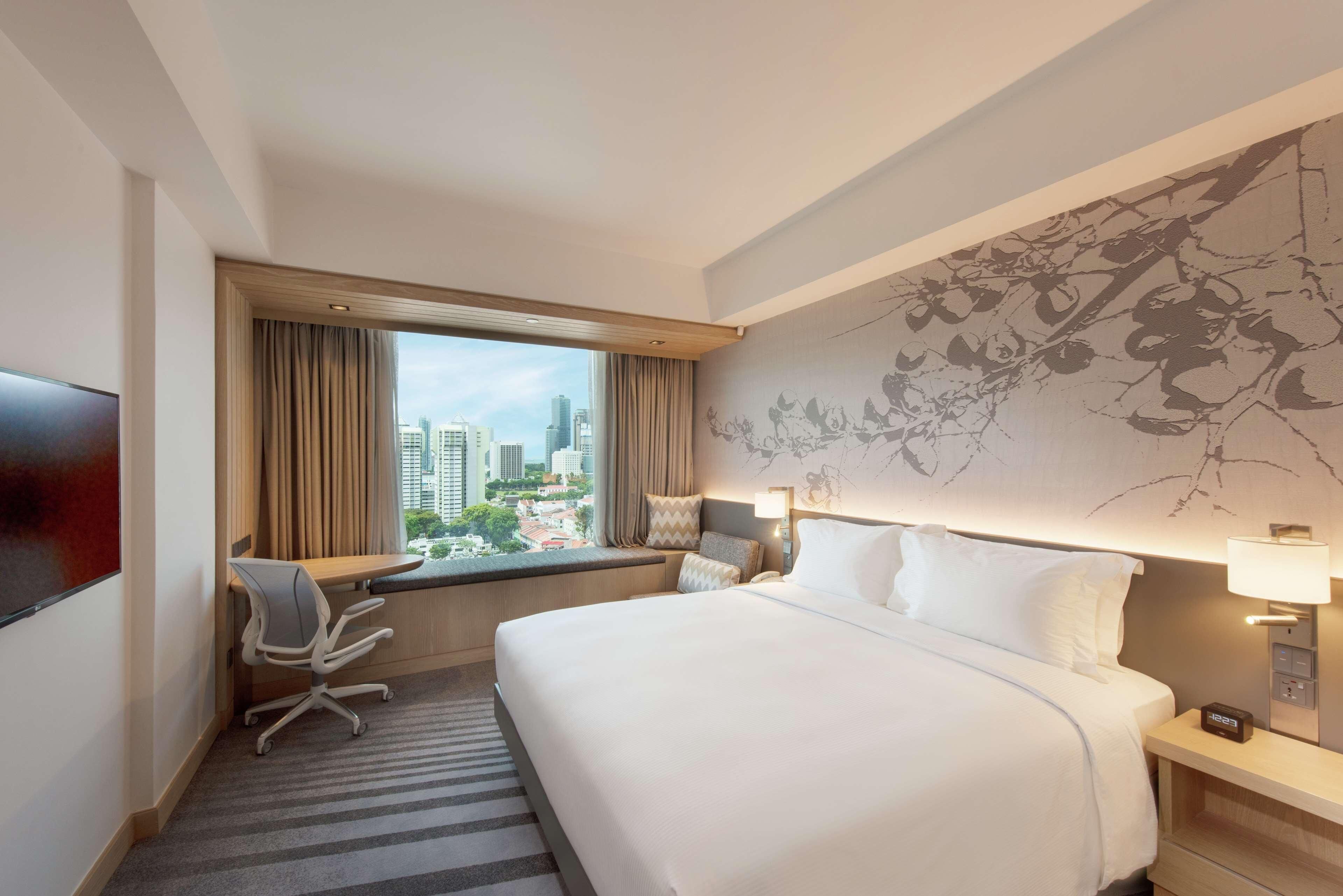 In-room safe, desk, laptop workspace, blackout curtains