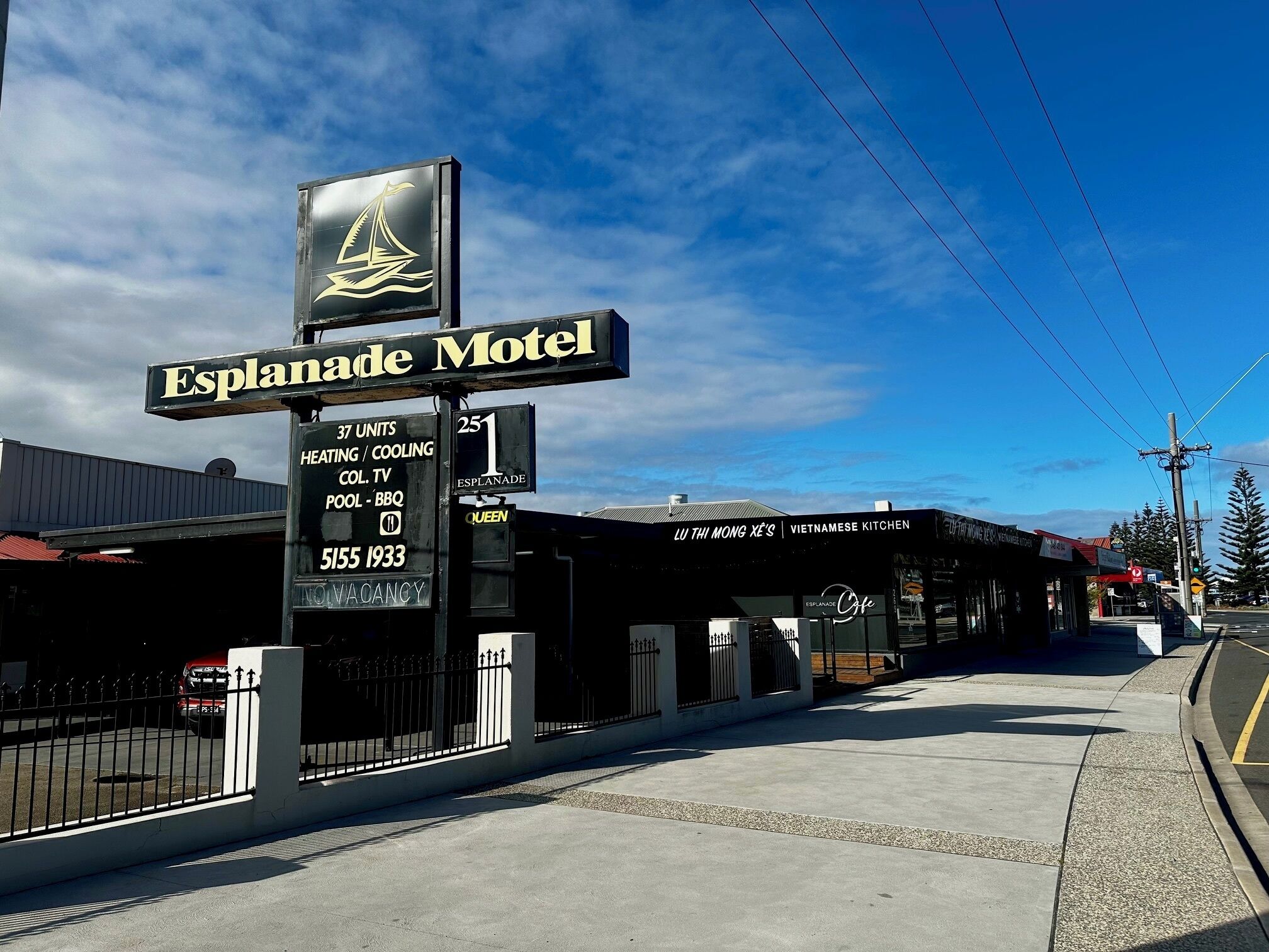 Façade de l’hébergement