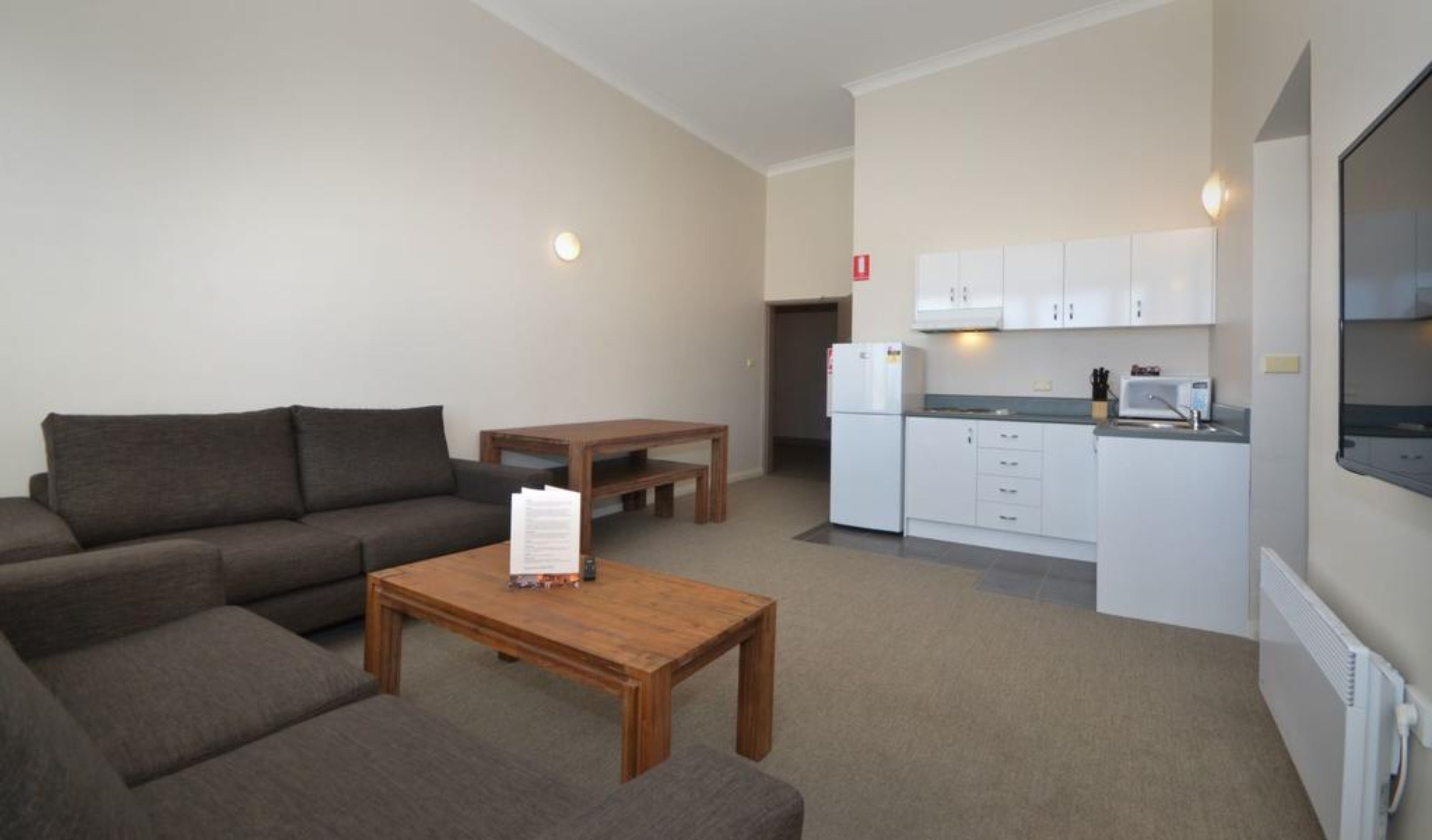 chalet one bedroom apartment | private kitchen | fridge, electric kettle