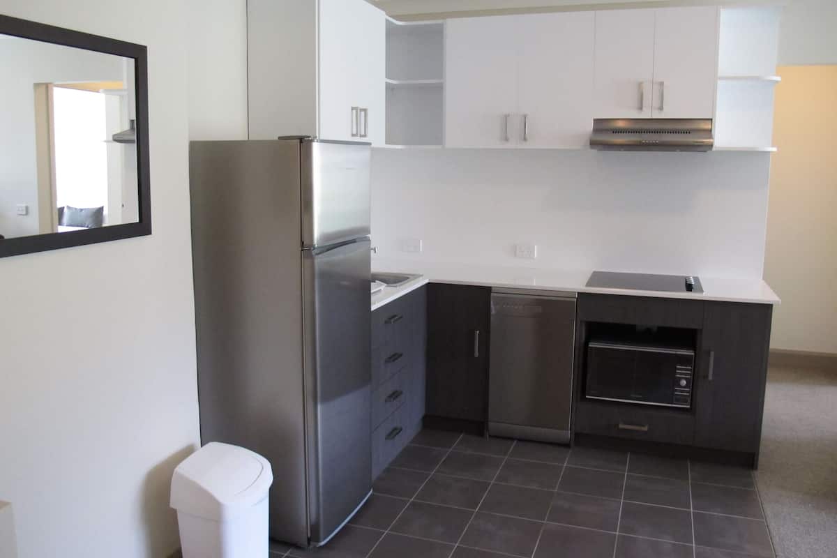 chalet one bedroom apartment | private kitchen | fridge, electric kettle