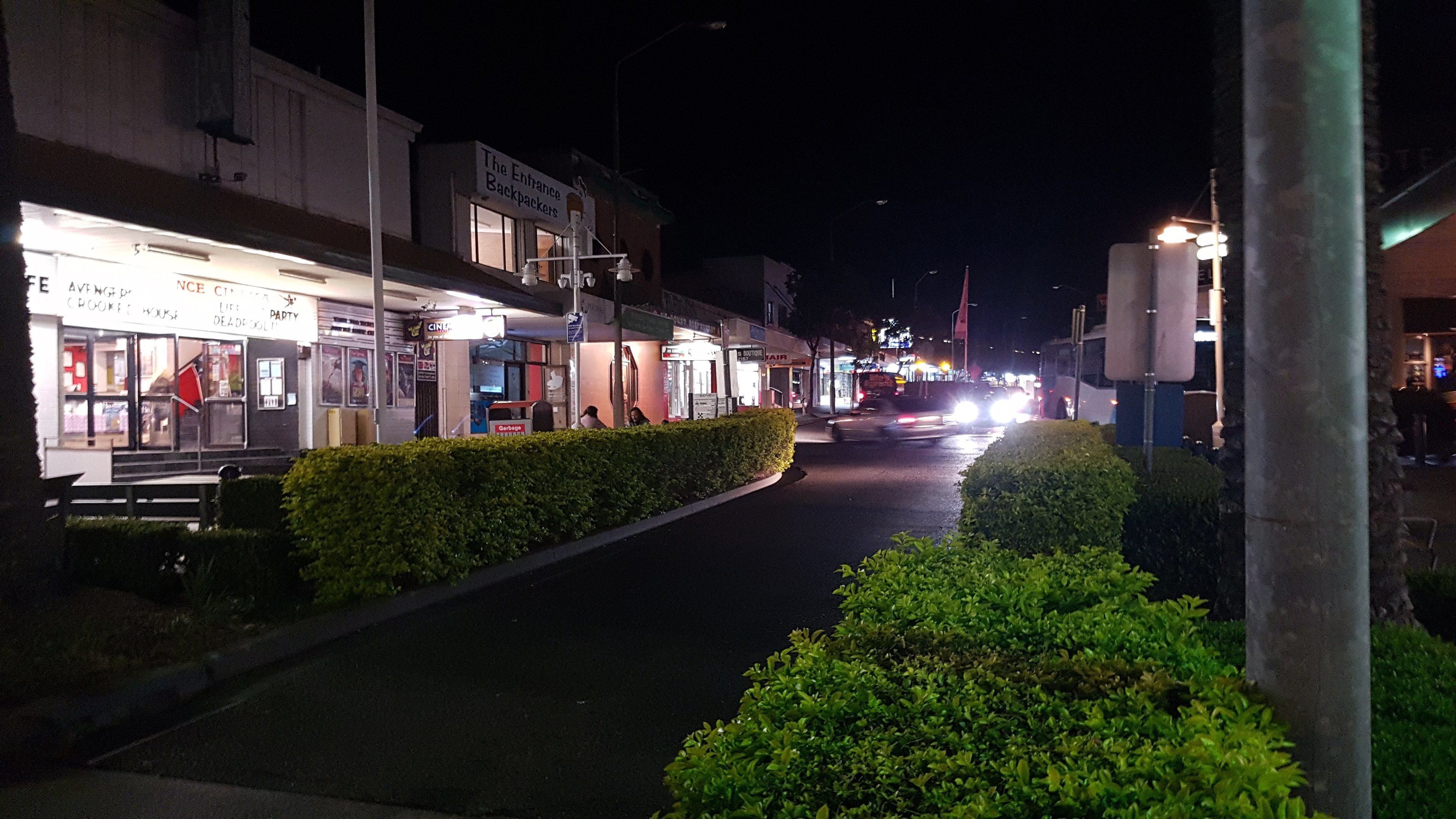 Front of property – evening/night