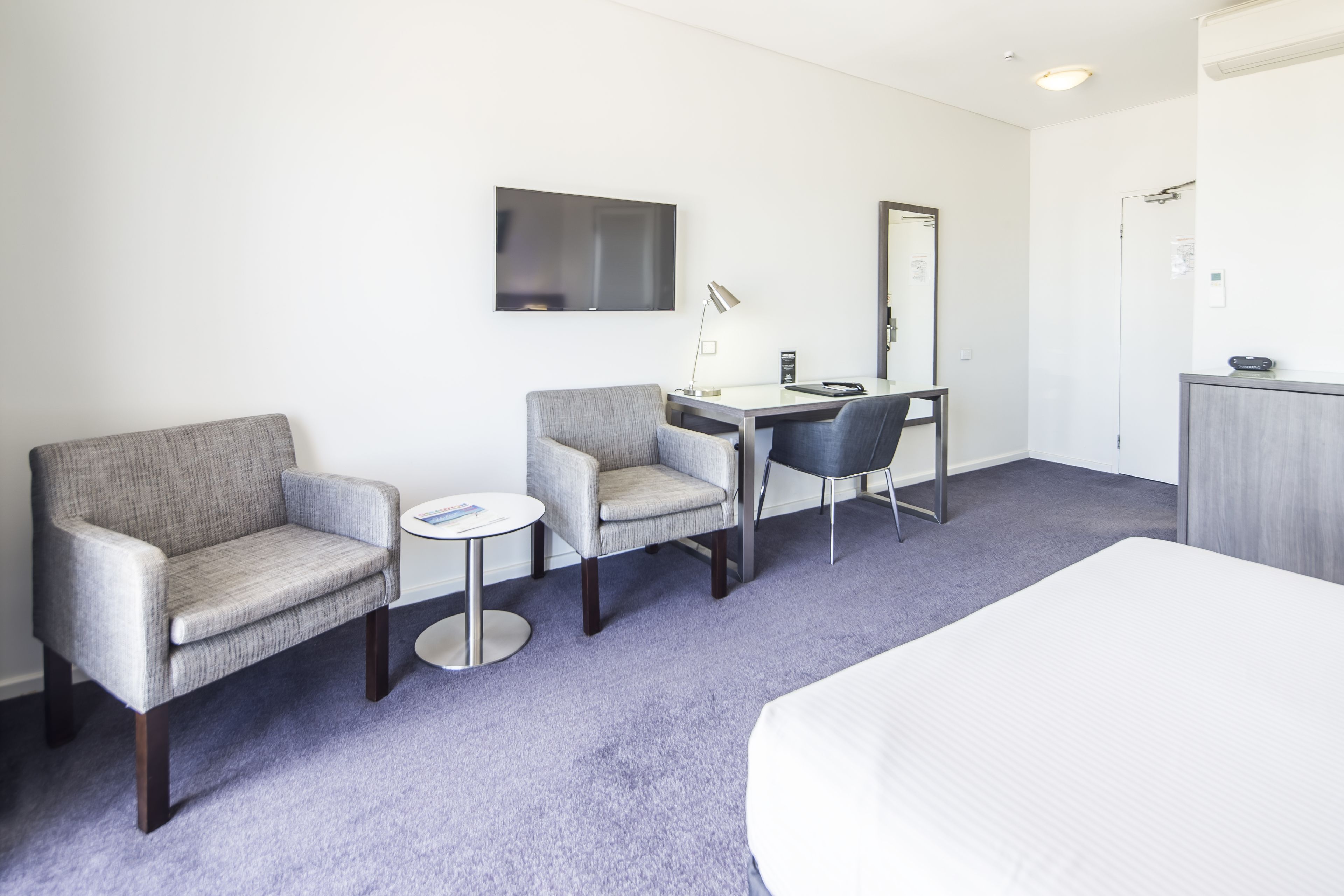 ocean view room | living area | led tv