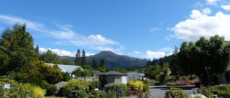 Blick auf die Berge