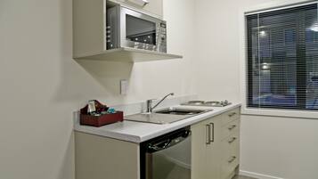 Microwave, coffee/tea maker