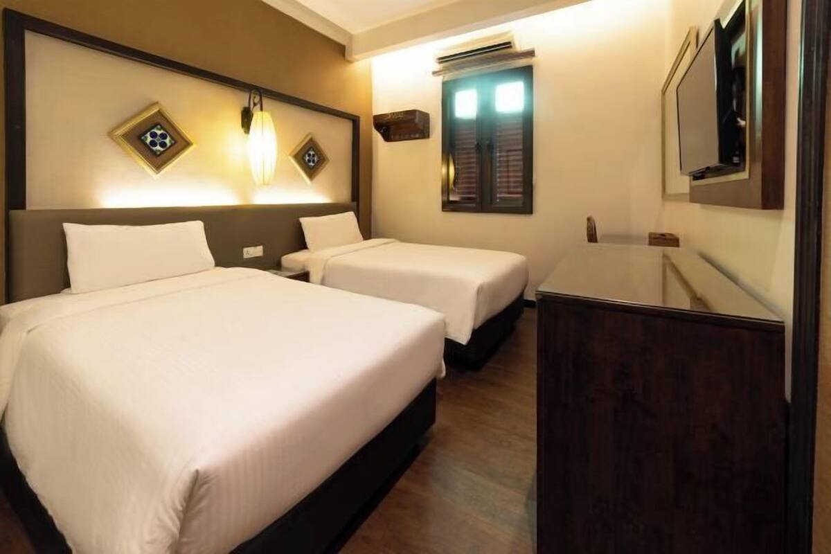 In-room safe, desk, iron/ironing board (on request), WiFi
