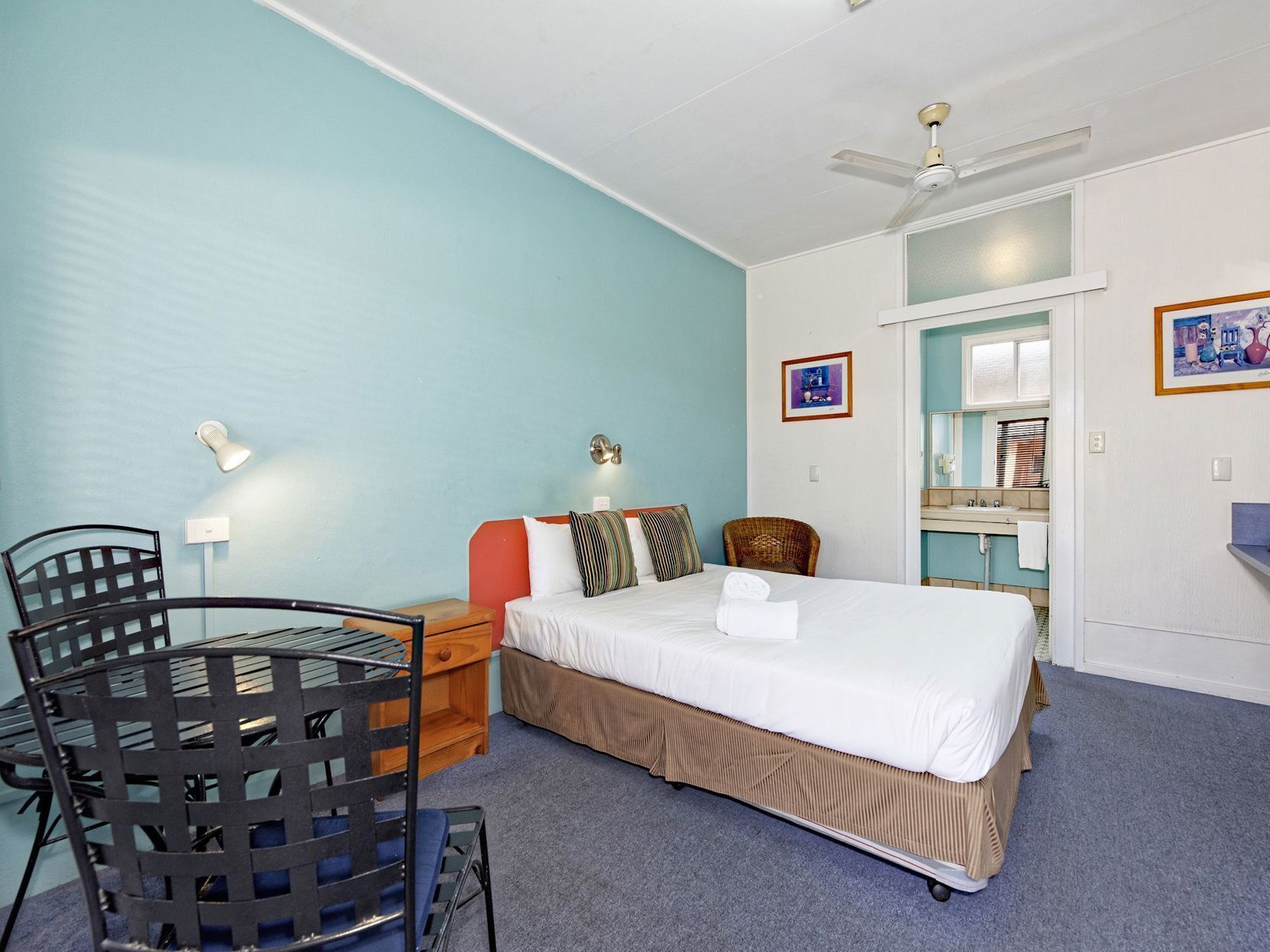 Desk, iron/ironing board, free WiFi, bed sheets