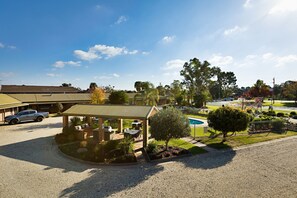 Studio Familial, non-fumeur, coin cuisine (Family Suite) | Vue depuis le balcon