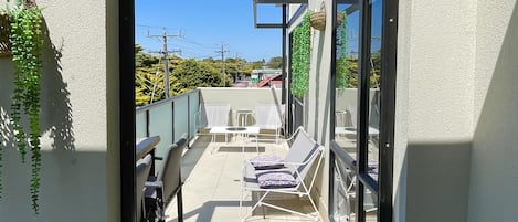 Apartment, 3 Schlafzimmer, Nichtraucher, Küche | Terrasse/Patio