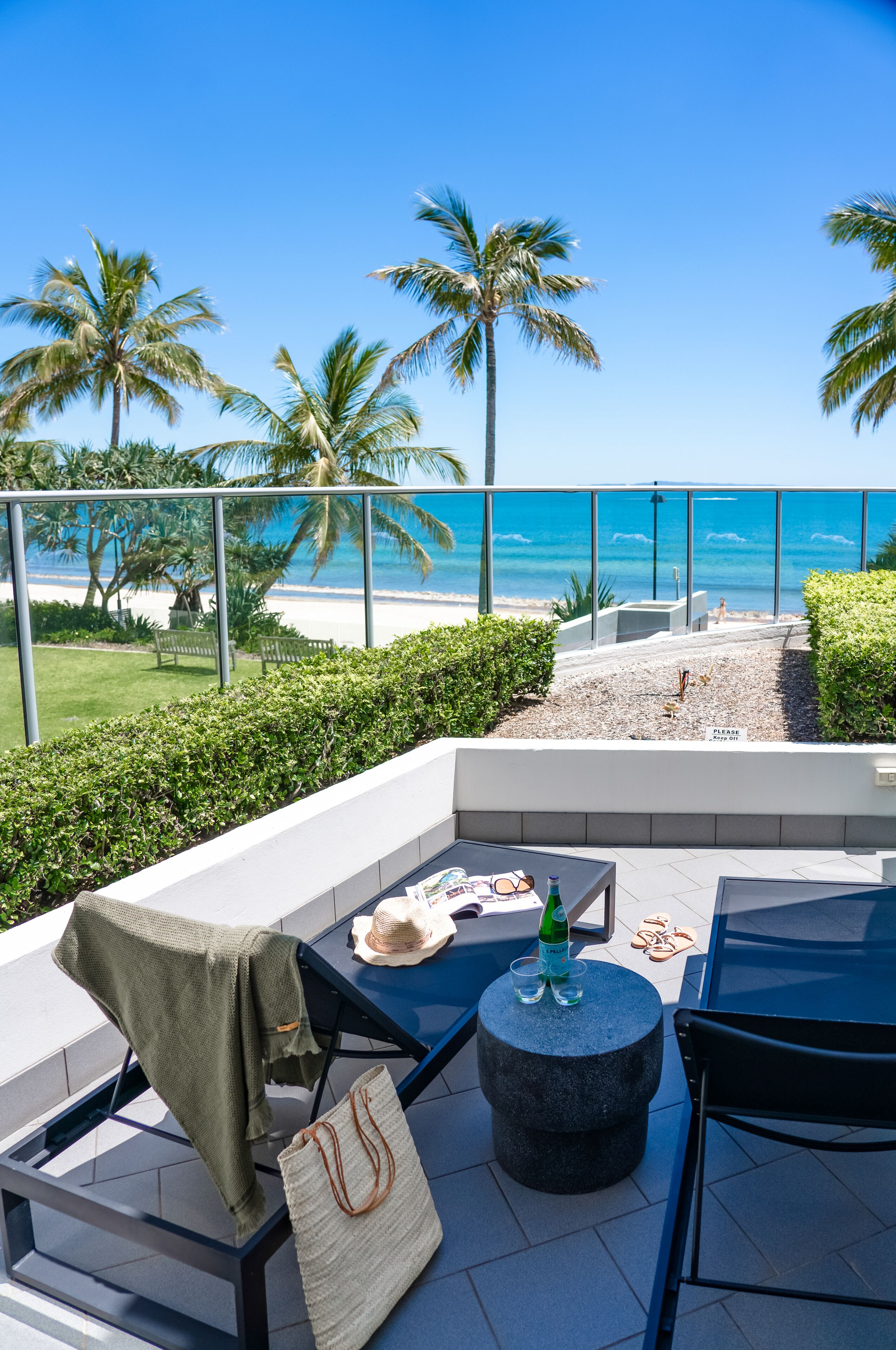 Studio, Beachfront | Balcony view