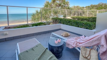 Studio, Beachfront | Balcony view