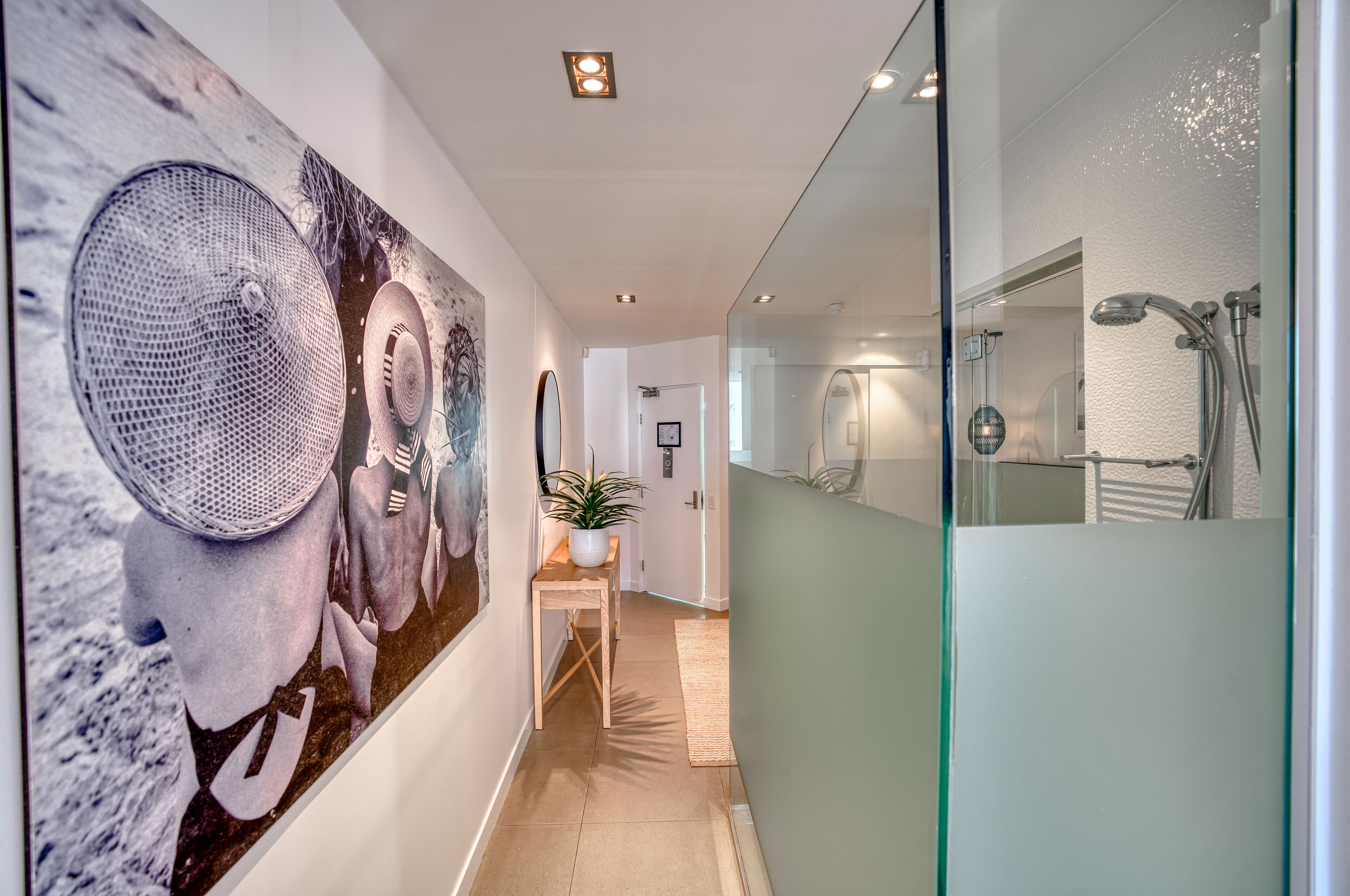 beachfront spa studio penthouse | 1 bedroom, in-room safe, individually decorated, individually furnished