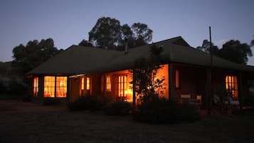 Front of property – evening/night