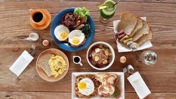 Daily full breakfast (IDR 60000 per person)