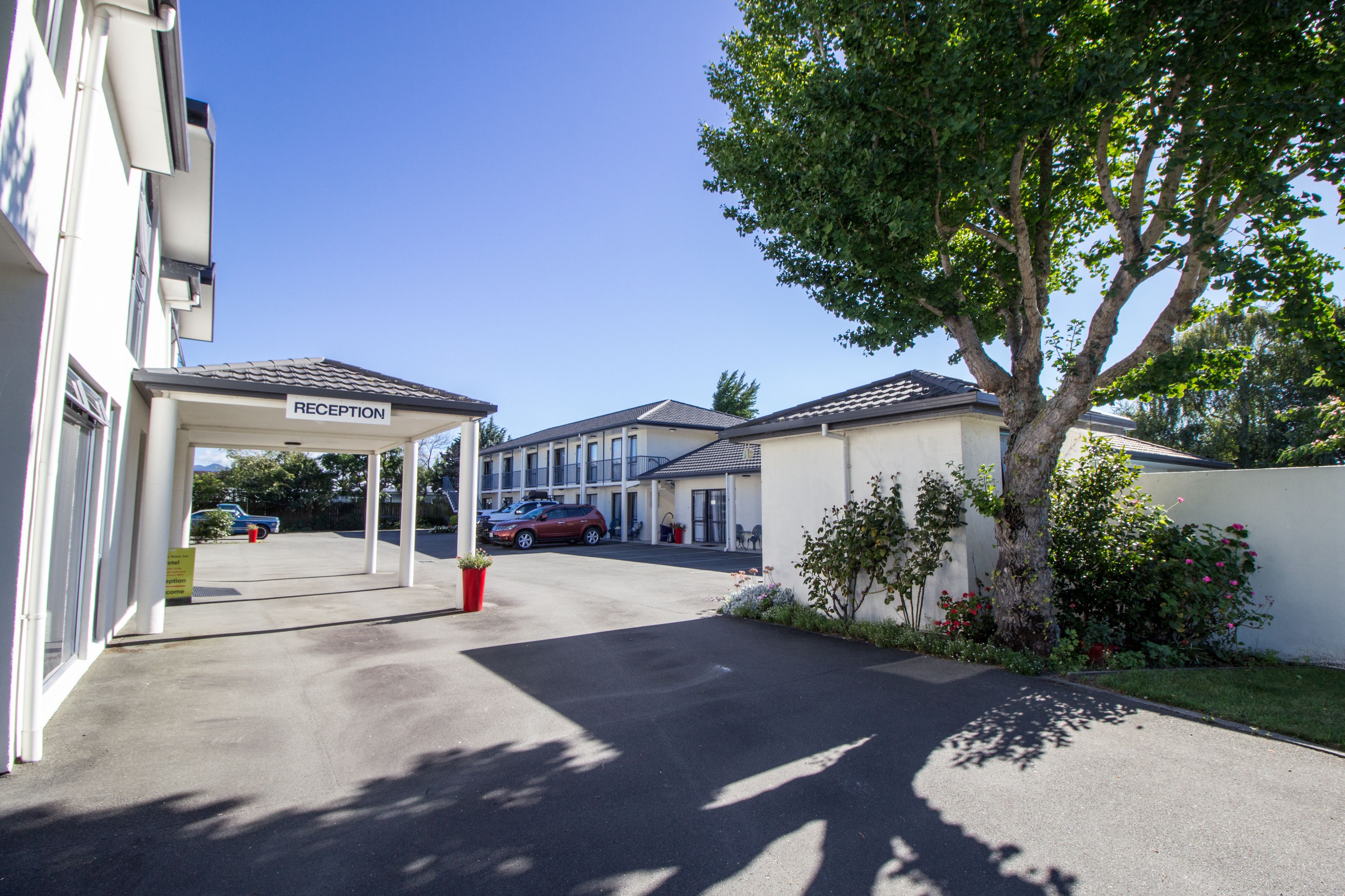 Overnatningsstedets indgangsparti