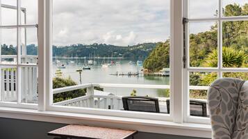 Cottage Mewah, 2 kamar tidur, pemandangan samudra (Acardia) | 1 kamar tidur, seprai katun Mesir, dan seprai premium