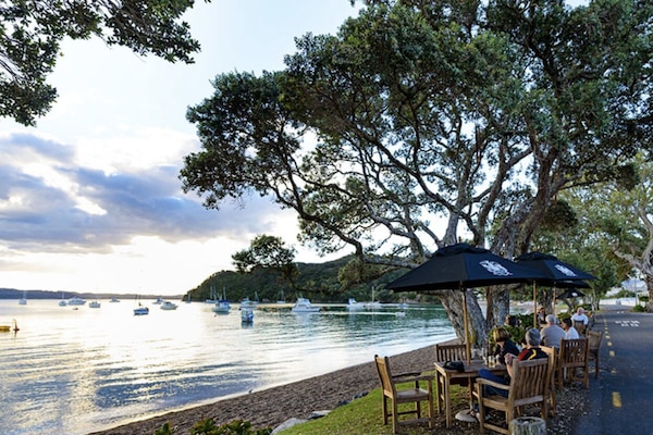 På stranden og strandhåndklær