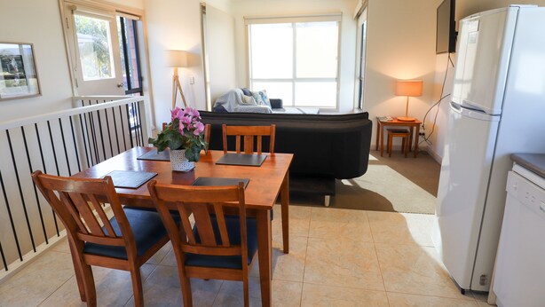 Standard Apartment, 2 Bedrooms, Non Smoking, Kitchen (Apartment 4) | Living area - Coull Waters Holiday Apartments (Mallacoota)