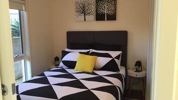 2 habitaciones y sábanas de algodón egipcio