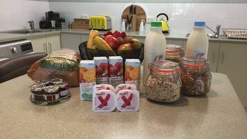 Daily cooked-to-order breakfast for a fee