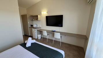 Desk, iron/ironing board, free WiFi, bed sheets