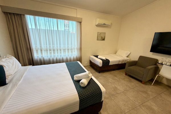 Standard Double or Twin Room, Multiple Beds, Non Smoking | Desk, iron/ironing board, free WiFi, bed sheets