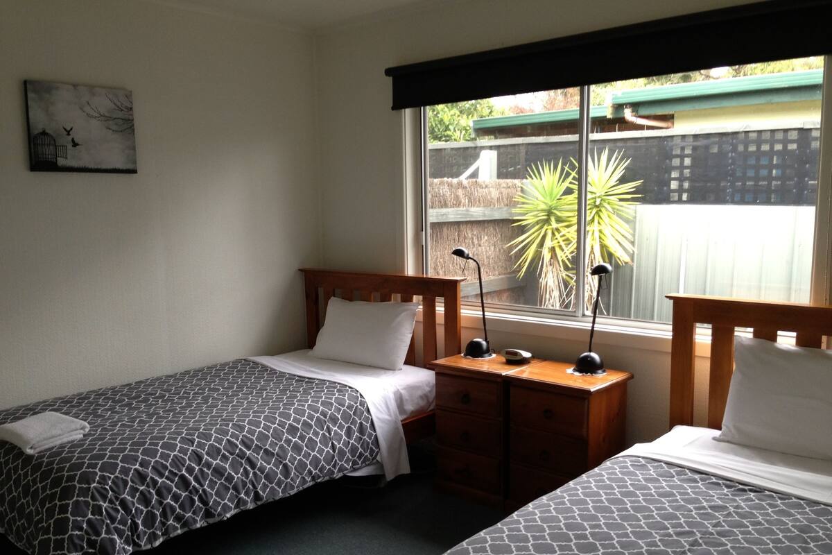 1 bedroom, iron/ironing board, cribs (surcharge), WiFi (free)
