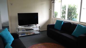 LCD TV, DVD player