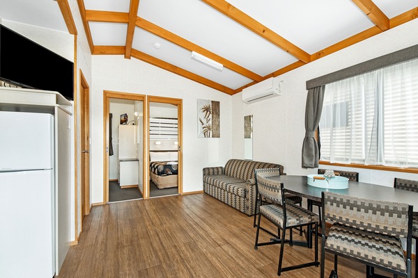 Deluxe Villa, 2 Bedrooms, Non Smoking, Kitchenette (Villa 5 Berth) | Living area | Flat-screen TV