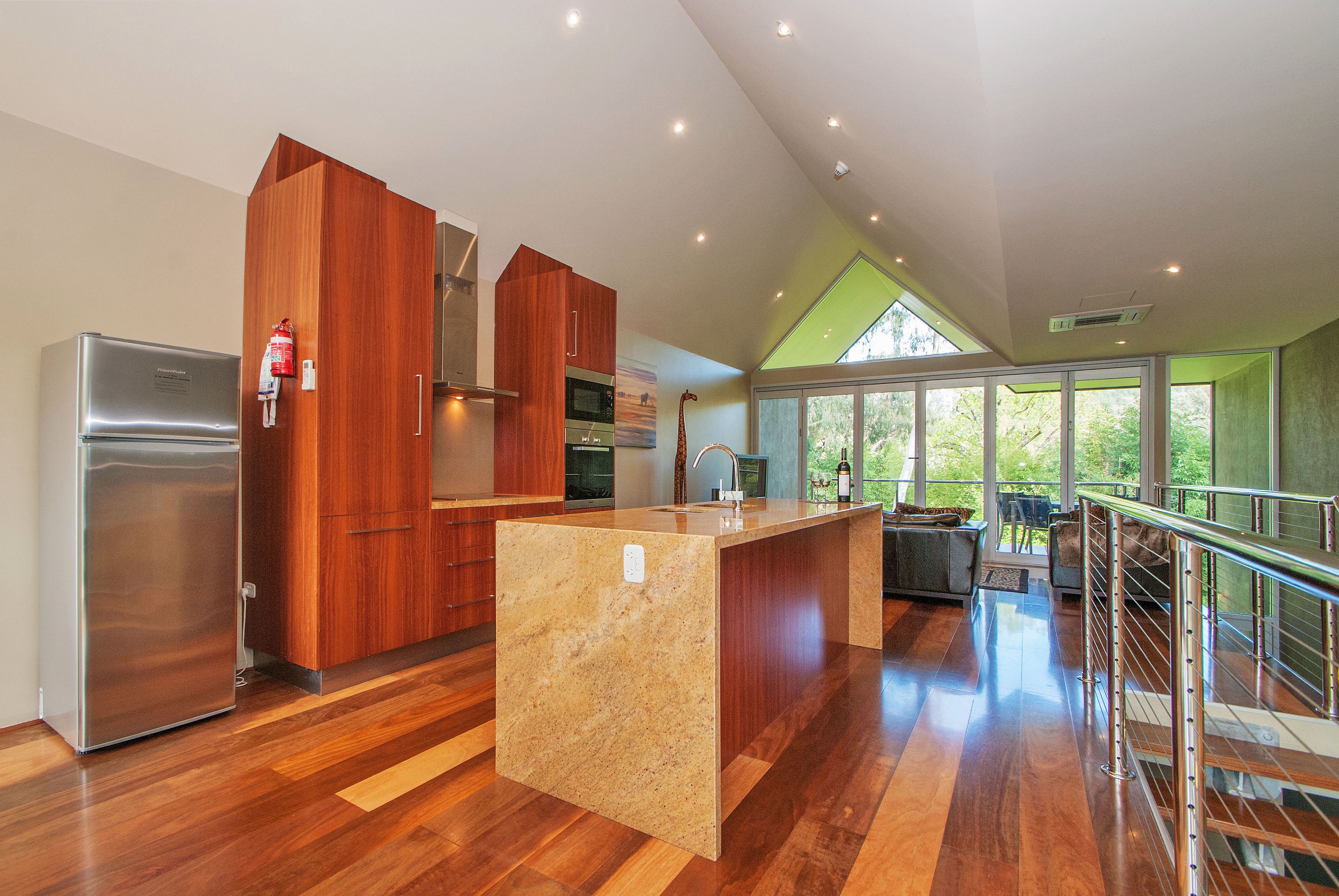 Safari Suite | Private kitchen | Full-sized fridge, microwave, stovetop, dishwasher