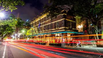 Front of property – evening/night