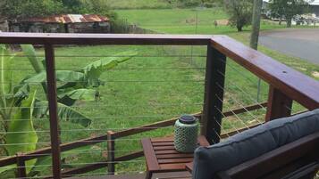 Luxury Cabin, 1 Queen Bed, Mountain View | Balcony