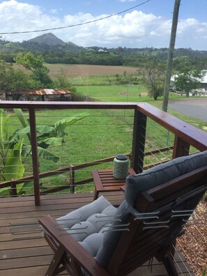 Luxury Cabin, 1 Queen Bed, Mountain View | Balcony