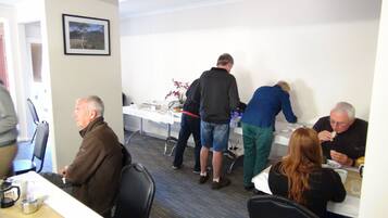 Daily continental breakfast (AUD 12.50 per person)