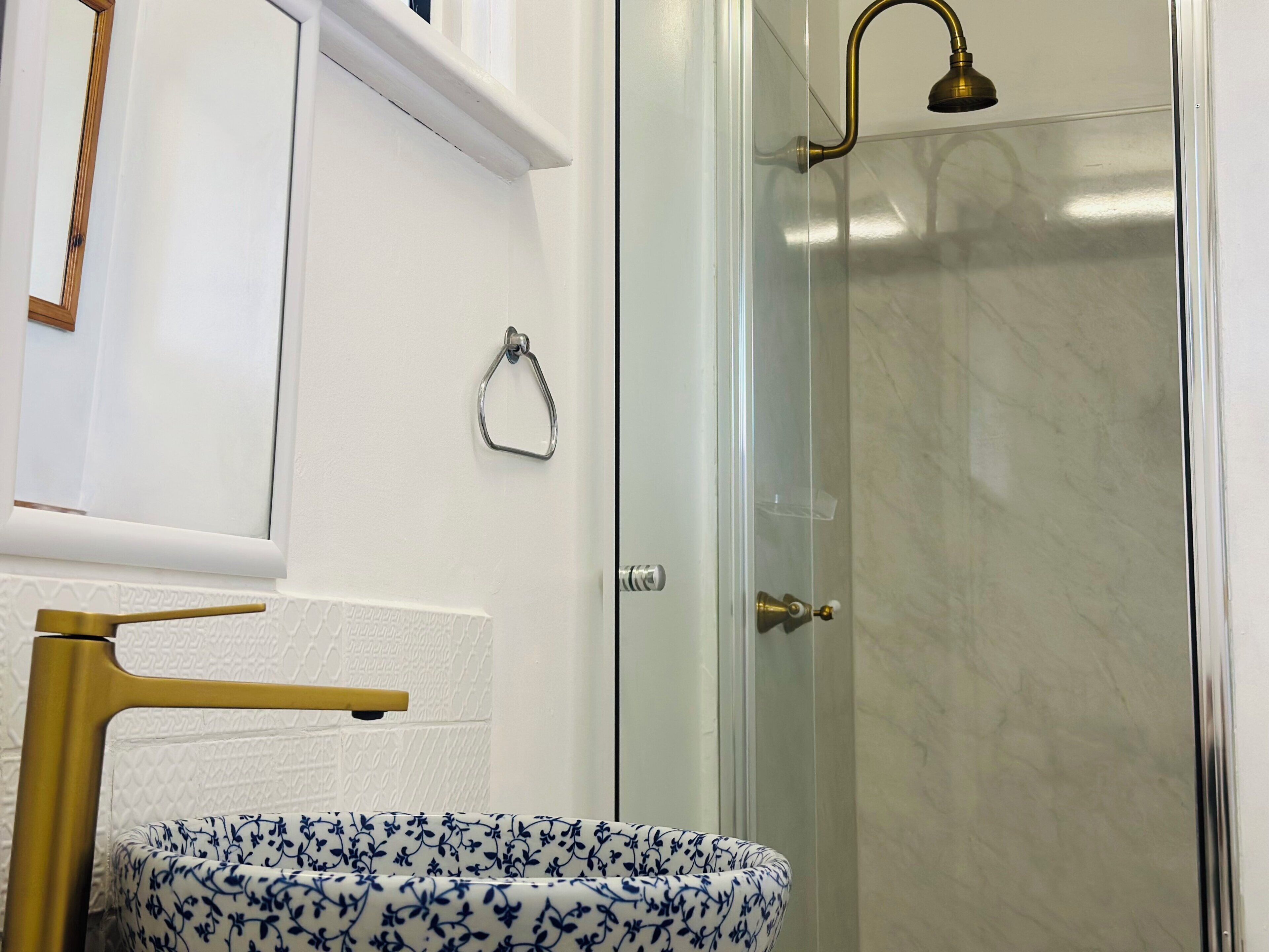 Double Room, Patio | Bathroom